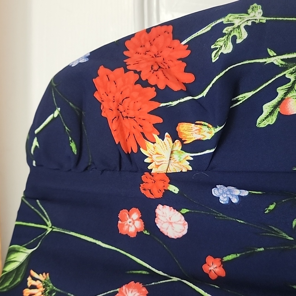Pomander Place Navy Floral Mini Dress - Picture 4 of 5